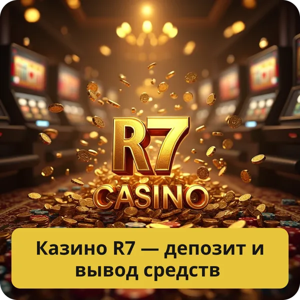 Казино R7 — депозит и вывод средств